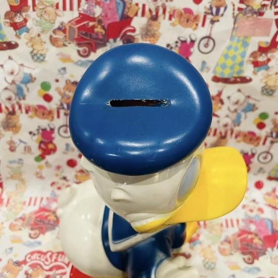 70's / PLAY PAL PLASTICS / Donald Duck / Coin Bank / ドナルド