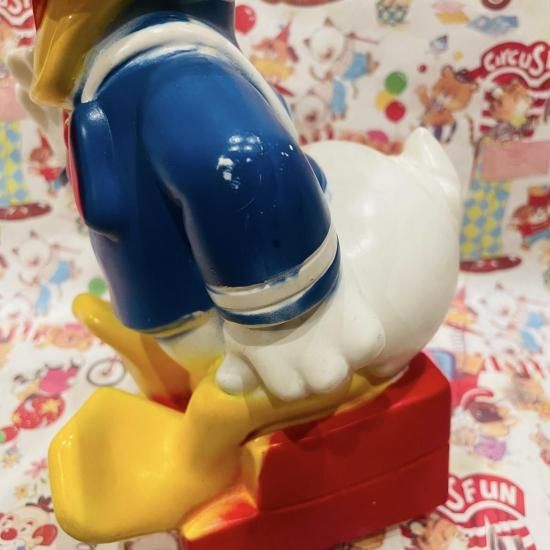 70's / PLAY PAL PLASTICS / Donald Duck / Coin Bank