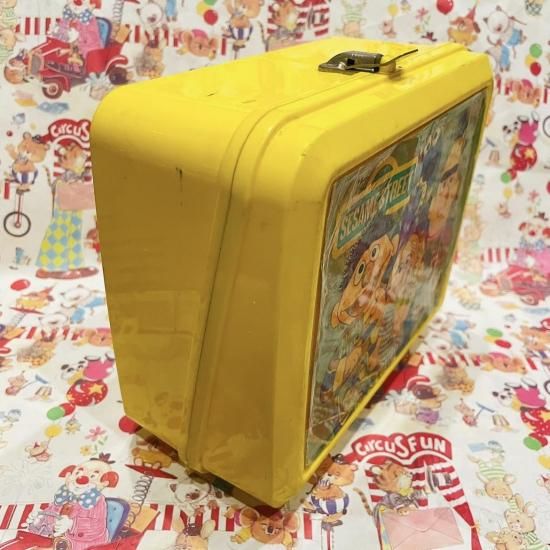セサミストリート 70's ヴィンテージ ランチボックス 缶 水筒 アラジン e7b06e47daef7c8fefe5ad3171bab4