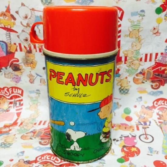 70 S Thermos Made In U S A Water Bottle Snoopy サーモス社 水筒 スヌーピー Toyshop8 アメリカ雑貨 通販 豊橋市 70 S Thermos Made In U S A Water Bottle Snoopy サーモス社 水筒 スヌーピー Toyshop8 アメリカ雑貨 通販 豊橋市
