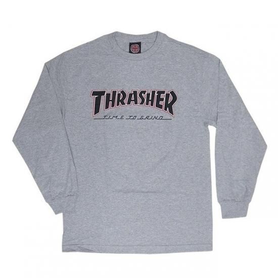 Independent X Thrasher Time To Grind Ls Tee Indy Athheather インディ スラッシャー 長袖 ロングスリーブ Tシャツ ロンt Five Cross Online Store Independent X Thrasher Time To Grind Ls Tee Indy Athheather インディ スラッシャー 長袖 ロングスリーブ Tシャツ ロンt Five Cross Online Store