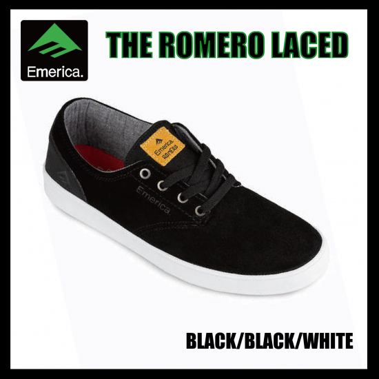 【SALE】Emerica THE ROMERO LACED Black/Black/White エメリカ - FIVE CROSS ONLINE  STORE