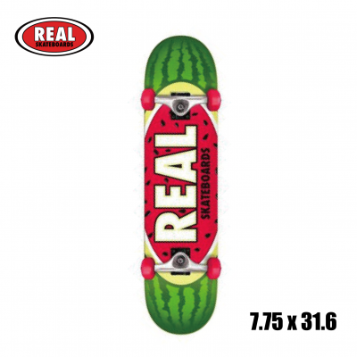 リアル スケートボード コンプリートセット REAL OVAL WATERMELONS