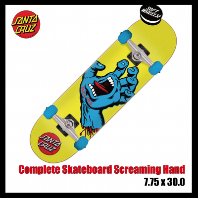 サンタクルーズ コンプリート スケートボード Santa Cruz Complete Skateboard Screaming Hand Mini  7.75 - FIVE CROSS ONLINE STORE