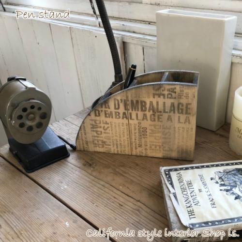 ペンスタンド ハンドメイド 手造りの カリフォルニア スタイル インテリア 通販ショップ ショップ イズ