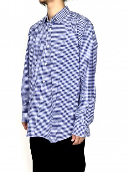 【COMME des GARCONS SHIRT】YARN DYED COTTON SMALL CHECK SHIRT (WIDE CLASSIC)  - DOGDAYS / UNDERPASS STORE