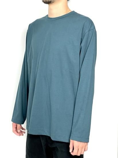 【ATON】NUBACK COTTON OVERSIZED L/S T-SHIRT - DOGDAYS / UNDERPASS STORE