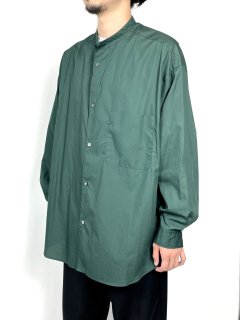 <img class='new_mark_img1' src='https://img.shop-pro.jp/img/new/icons5.gif' style='border:none;display:inline;margin:0px;padding:0px;width:auto;' />【Graphpaper】Broad L/S Oversized Band Collar Shirt
