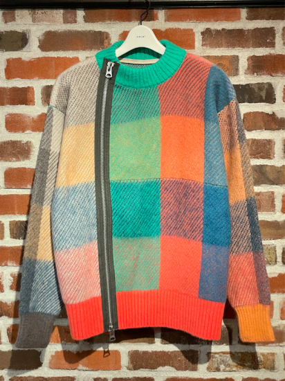 公式通販| sacai Plaid PLAID Knit - UNDERPASS・・・Having KNIT fun