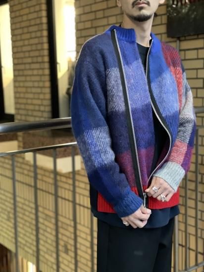 ネット買取 sacai 国内買付 Plaid Knit Blouson www.businessdayonline.com