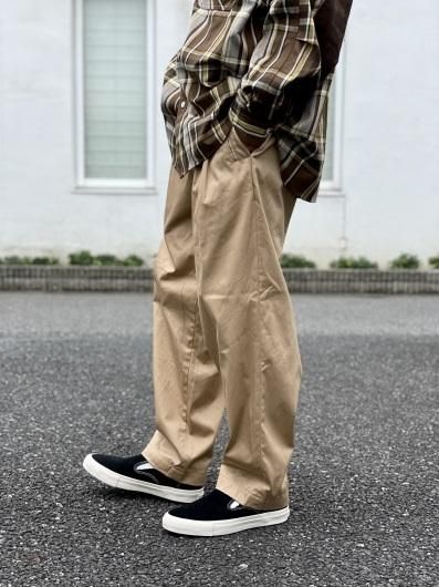 コムデギャルソンオム 22AW 綿チノクロス製品洗パンツ