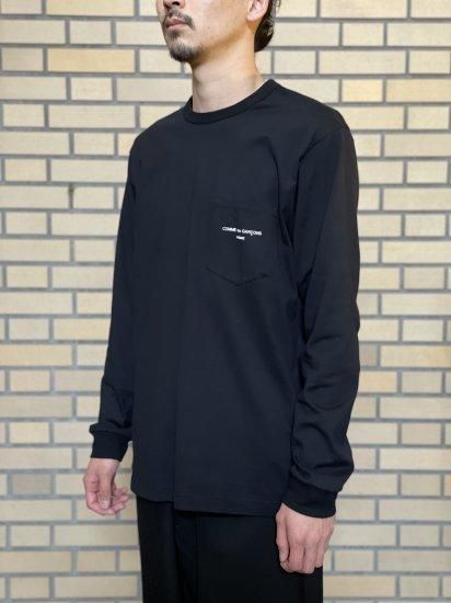 COMME des GARCONS HOMME】綿天竺ロゴロングスリーブ TEE COMME des GARCONS HOMME】綿天竺ロゴロングスリーブ TEE