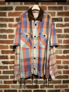 【sacai】Plaid Layered Shirt