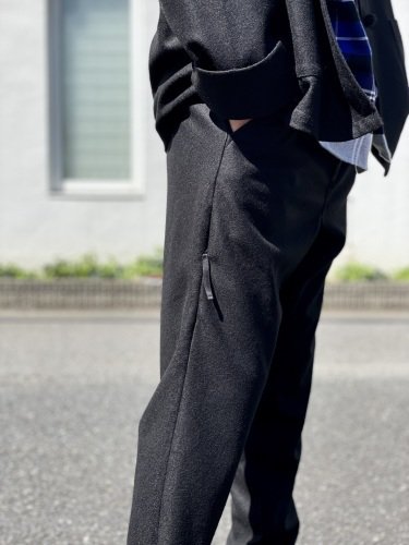 【uniform experiment】T/W JERSEY SIDE POCKET TAPERED PANTS - DOGDAYS /  UNDERPASS STORE