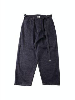 【blurhms】12.9oz Selvage Denim GI-belt Pants