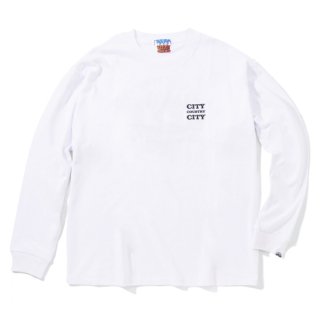 <img class='new_mark_img1' src='https://img.shop-pro.jp/img/new/icons5.gif' style='border:none;display:inline;margin:0px;padding:0px;width:auto;' />【CITY COUNTRY CITY】EMBROIDERY LOGO COTTON L/S T-SHIRT