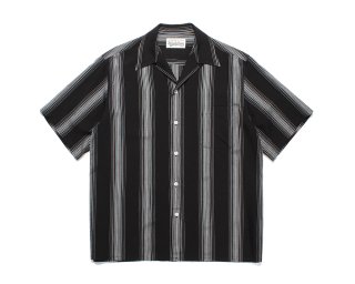 <img class='new_mark_img1' src='https://img.shop-pro.jp/img/new/icons5.gif' style='border:none;display:inline;margin:0px;padding:0px;width:auto;' />【WACKO MARIA】STRIPED OPEN COLLAR SHIRT