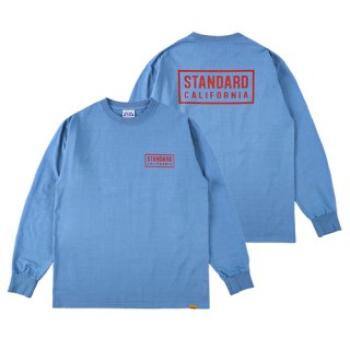 【 STANDARD CALIFORNIA 】SD Heavyweight Box Logo Long Sleeve T