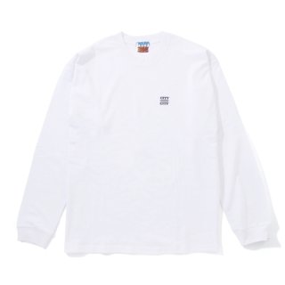 【CITY COUNTRY CITY】EMBROIDERY LOGO COTTON L/S T-SHIRT