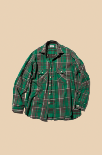 【UNLIKELY】Unlikely Elbow Patch Flannel Work Shirts