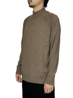 <img class='new_mark_img1' src='https://img.shop-pro.jp/img/new/icons5.gif' style='border:none;display:inline;margin:0px;padding:0px;width:auto;' />【THE INOUE BROTHERS...】Baby Alpaca Mock Neck Sweater