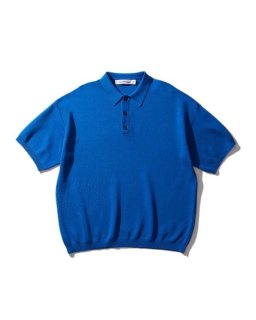 <img class='new_mark_img1' src='https://img.shop-pro.jp/img/new/icons8.gif' style='border:none;display:inline;margin:0px;padding:0px;width:auto;' />【SandWaterr】RESEARCHED KNIT POLO SS / SYNTHETIC FIBERS YARN
