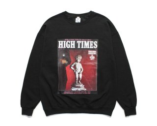 <img class='new_mark_img1' src='https://img.shop-pro.jp/img/new/icons8.gif' style='border:none;display:inline;margin:0px;padding:0px;width:auto;' />【WACKO MARIA】HIGH TIMES / SWEAT SHIRT (TYPE-1)