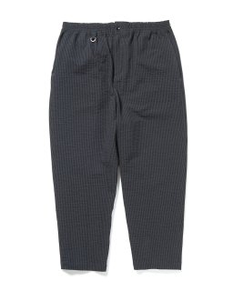 SOPHNET.HIGH GAUGE WAVE STRIPE CROPPED TAPERED EASY PANTS