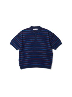 <img class='new_mark_img1' src='https://img.shop-pro.jp/img/new/icons8.gif' style='border:none;display:inline;margin:0px;padding:0px;width:auto;' />SandWaterrRESEARCHED KNIT POLO SS / C,L MIX YARN BORDER
