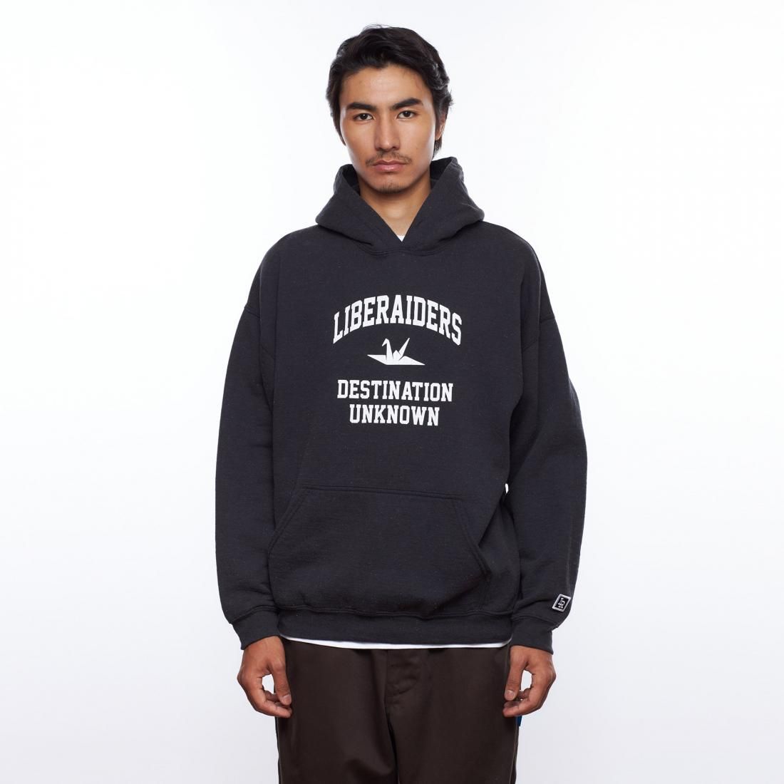 【国内買付】Liberaiders COLLEGE LOGO HOODIE パーカー ロゴ liberaiders - [ラスト1点 サイズL] COLLEGE LOGO HOODIE