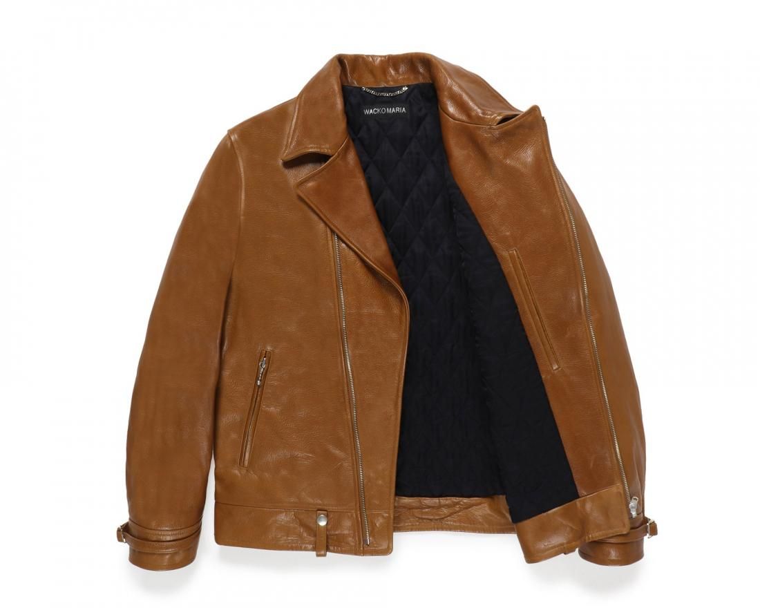 WACKO MARIA】DOUBLE RIDERS LEATHER JACKET (TYPE-1) - DOGDAYS WACKO MARIA】DOUBLE RIDERS LEATHER JACKET (TYPE-1) - DOGDAYS