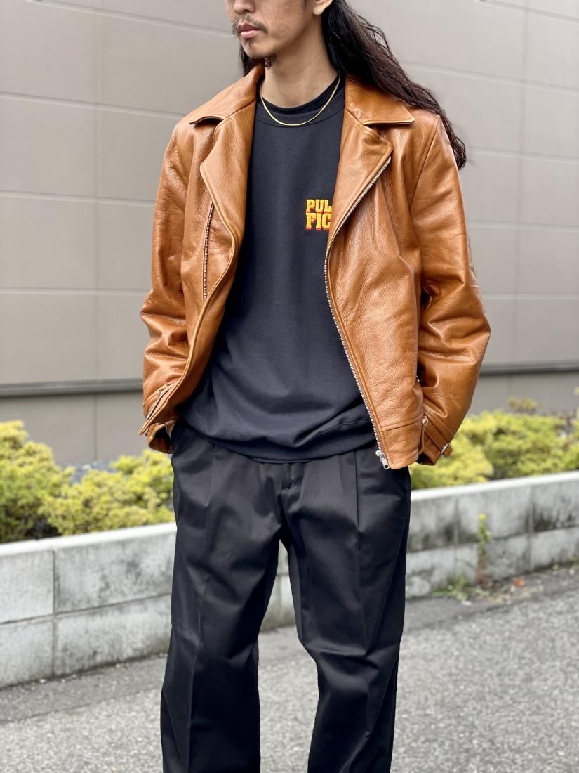 WACKO MARIA】DOUBLE RIDERS LEATHER JACKET (TYPE-1) - DOGDAYS WACKO MARIA】DOUBLE RIDERS LEATHER JACKET (TYPE-1) - DOGDAYS