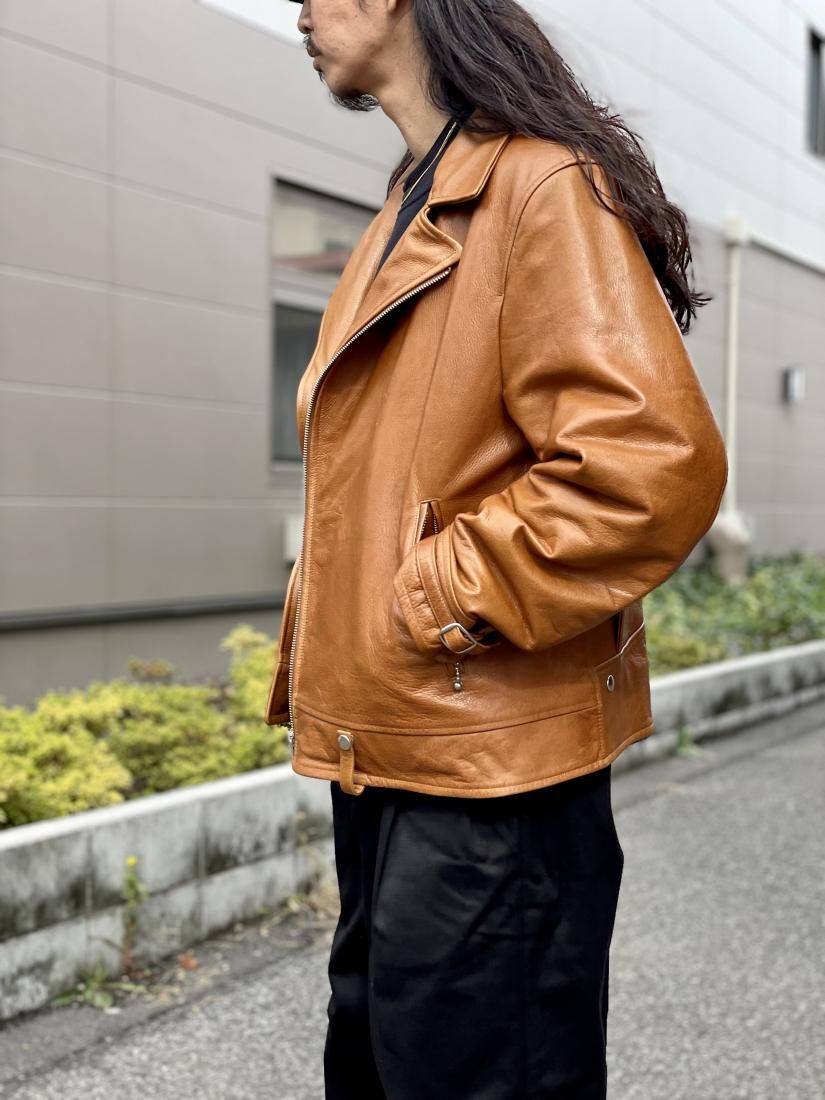 WACKO MARIA】DOUBLE RIDERS LEATHER JACKET (TYPE-1) - DOGDAYS WACKO MARIA】DOUBLE RIDERS LEATHER JACKET (TYPE-1) - DOGDAYS