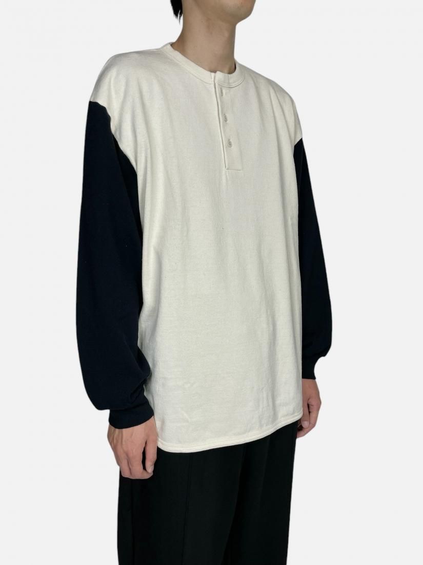 トップス blurhms 24FW Co/Silk Nep Baseball Henry Co/Silk Nep Baseball Henry | blurhms(ブラームス) / トップス