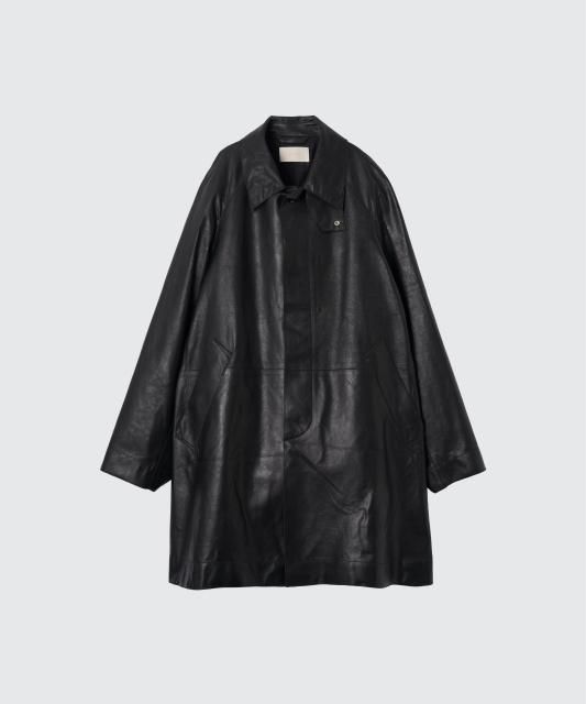 YOKE】LEATHER CUT-OFF HALF COAT - DOGDAYS / UNDERPASS STORE YOKE】LEATHER CUT-OFF HALF COAT - DOGDAYS / UNDERPASS STORE