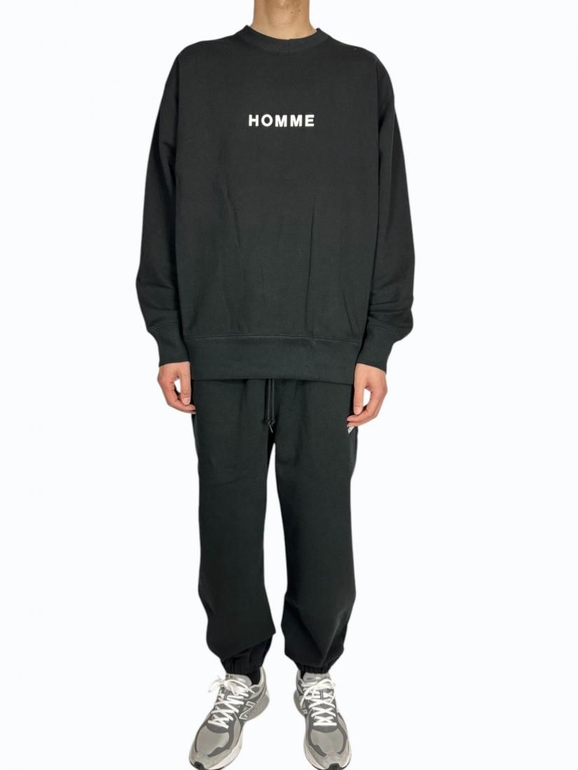 COMME des GARCONS HOMME】綿裏毛製品プリントスウェットパンツ COMME des GARCONS HOMME】綿裏毛製品プリントスウェットパンツ