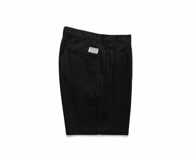 WACKO MARIADOUBLE PLEATED CHINO SHORT TROUSERS