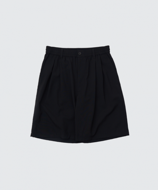 YOKEWOOL TROPICAL 2PLEATED EASY SHORTS