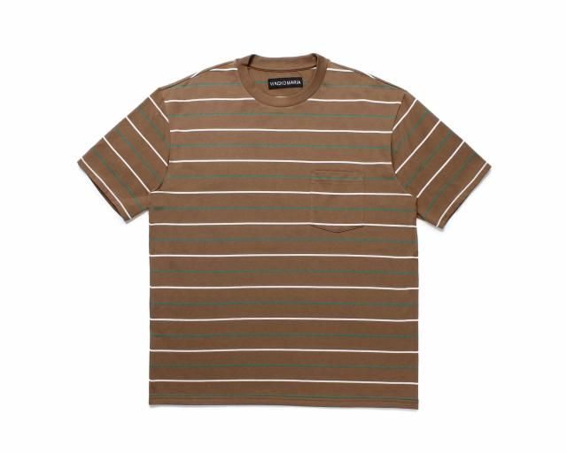 <img class='new_mark_img1' src='https://img.shop-pro.jp/img/new/icons8.gif' style='border:none;display:inline;margin:0px;padding:0px;width:auto;' />WACKO MARIASTRIPED CREW NECK T-SHIRT ( TYPE-2 )