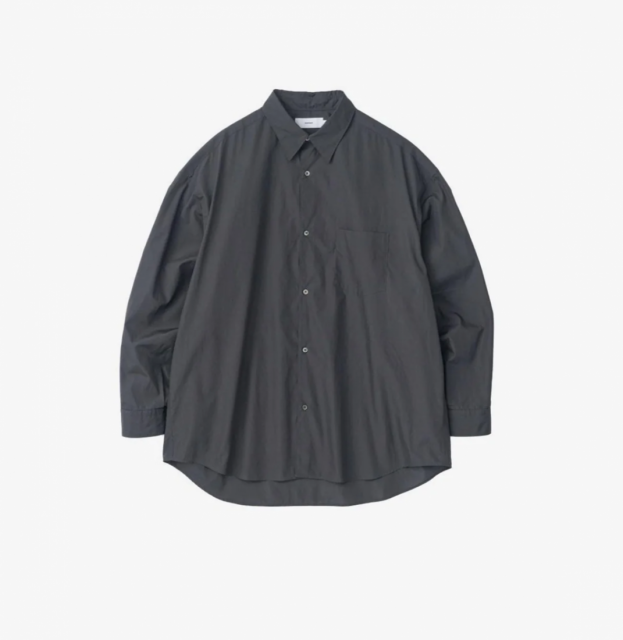 <img class='new_mark_img1' src='https://img.shop-pro.jp/img/new/icons8.gif' style='border:none;display:inline;margin:0px;padding:0px;width:auto;' />GraphpaperBroad Oversized L/S Regular Collar Shirt