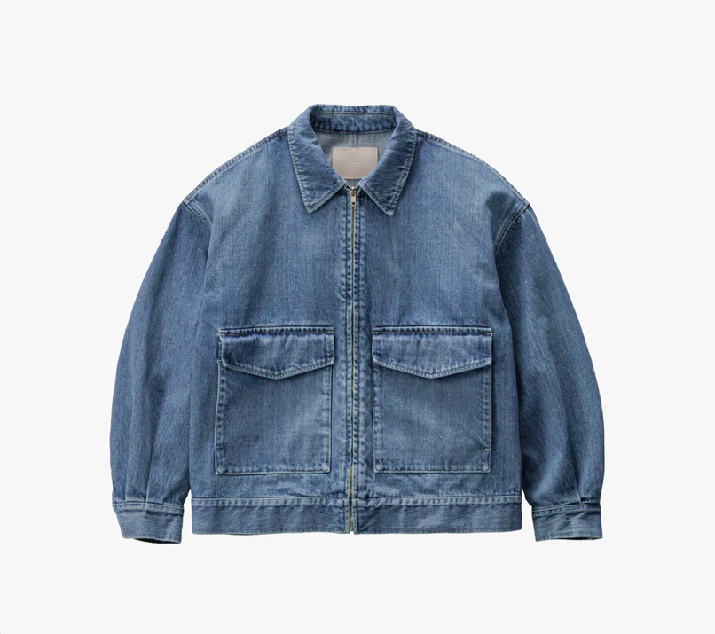 Graphpaper】Selvage Denim Zip Jacket / LIGHT FADE - DOGDAYS