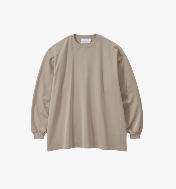 GraphpaperBrushed Mockrody Crew Neck L/S Tee