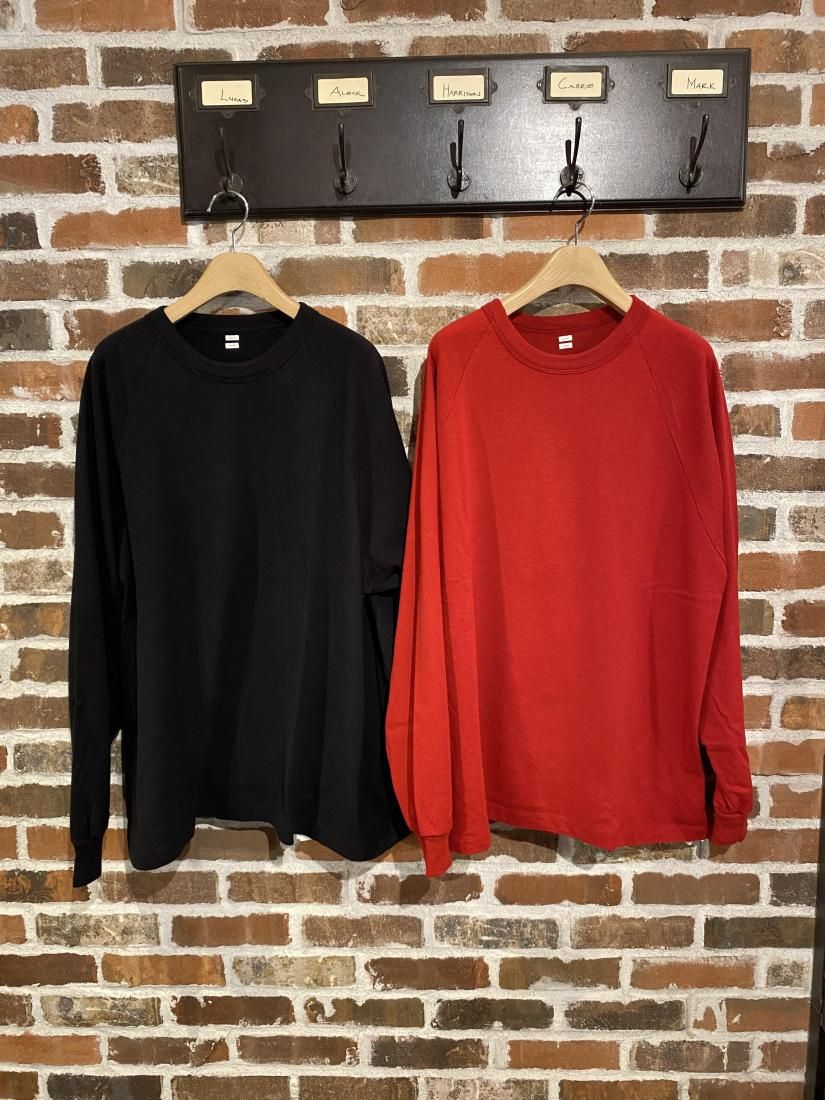 blurhms Co/Silk Nep Raglan Tee ブラームス blurhms [Co/Silk Nep Harf-Zip & Raglan Tee]
