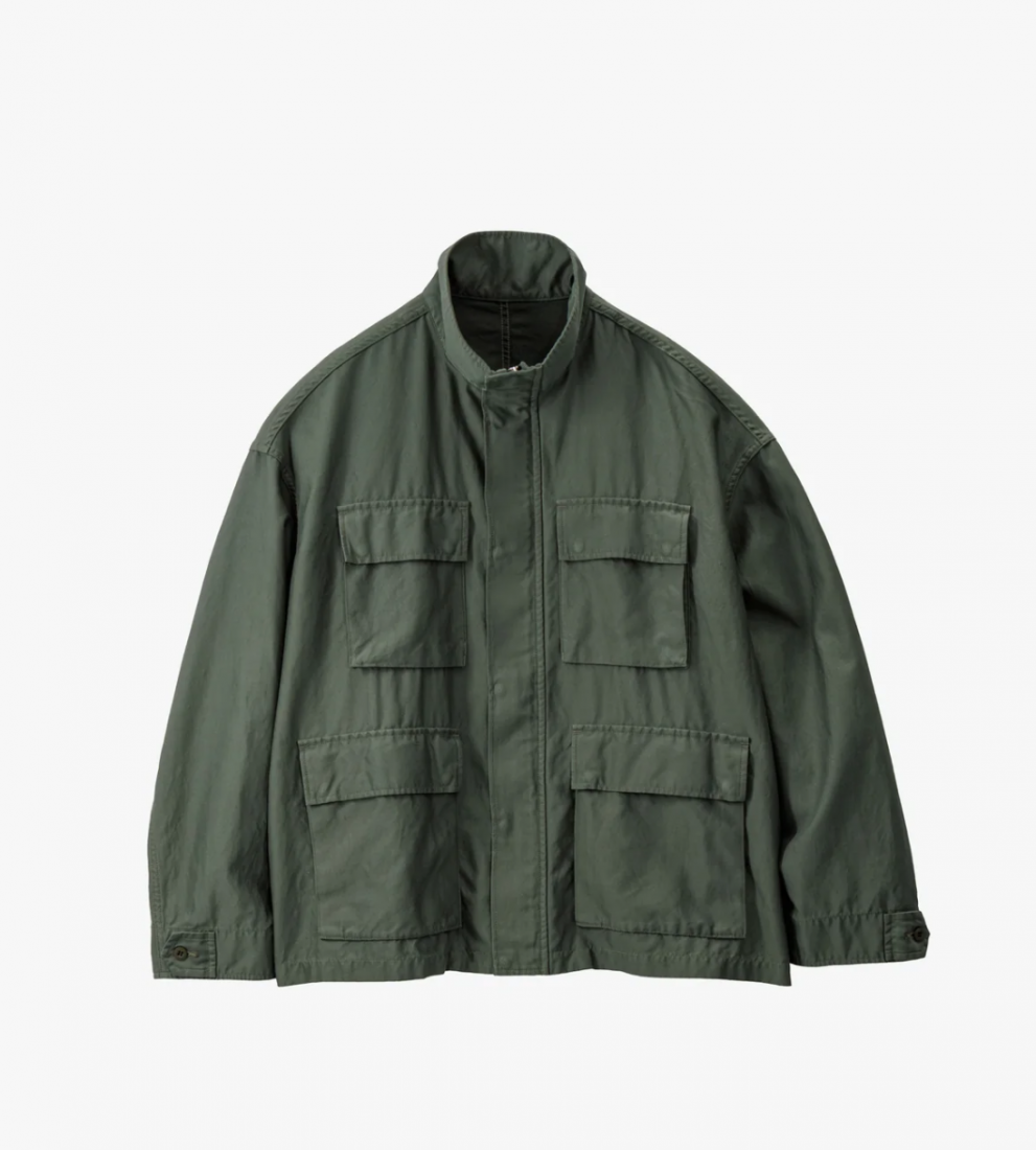 GraphpaperグラフペーパーCupro Militaryジャケット Graphpaper グラフペーパー Cupro Military Jacket GM211-30054