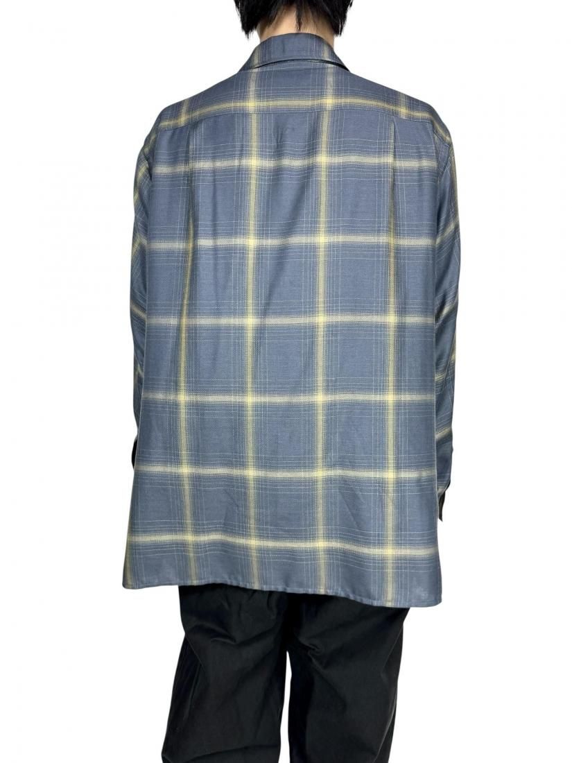 値下げ！WIND AND SEA Ombre Plaid Nel Shirt！ OMBRE PLAID COTTON NEL SHIRT】 - Time is on