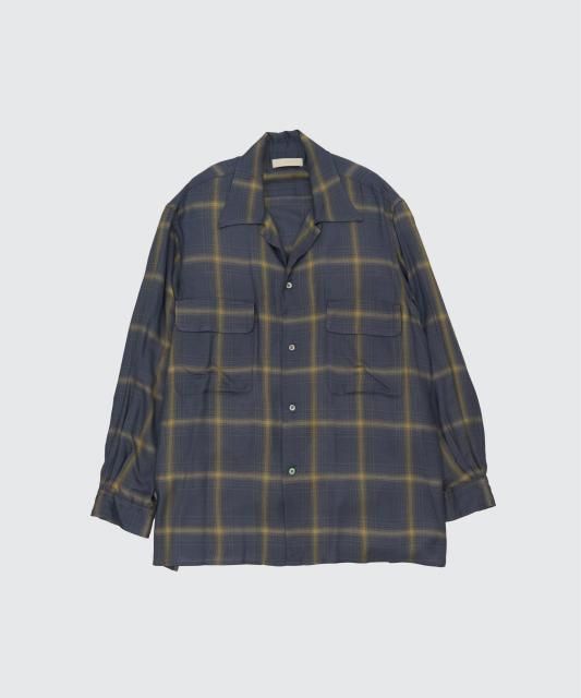 YOKEOMBRE PLAID W-POCKET SHIRT