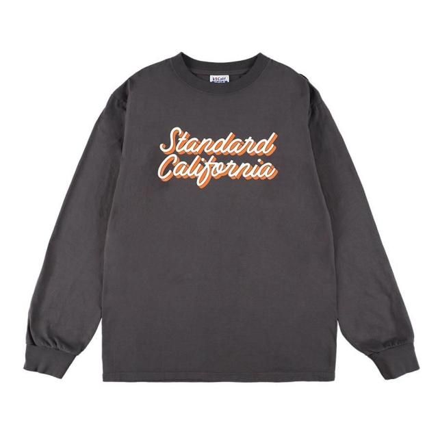  STANDARD CALIFORNIA SD Heavyweight Modern Twist Signs Logo Long Sleeve T