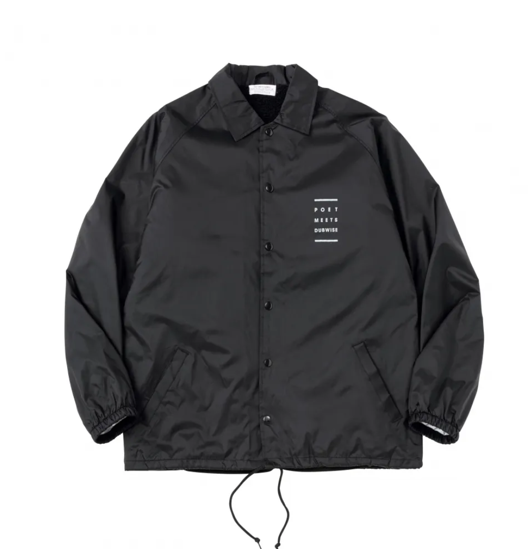 POET MEETS DUBWISE ナイロンジャケット ブラックXL POET MEETS DUBWISE（ポエットミーツダブワイズ）の「【POET