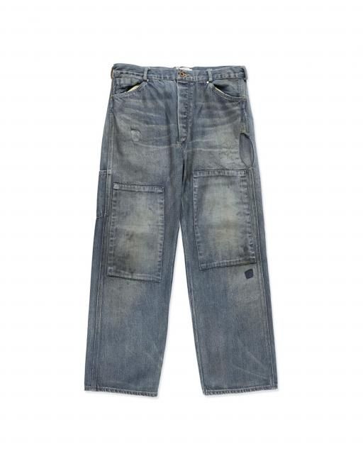 <img class='new_mark_img1' src='https://img.shop-pro.jp/img/new/icons8.gif' style='border:none;display:inline;margin:0px;padding:0px;width:auto;' />BOW WOWMINER'S REPAIRED DENIM WORK PANTS