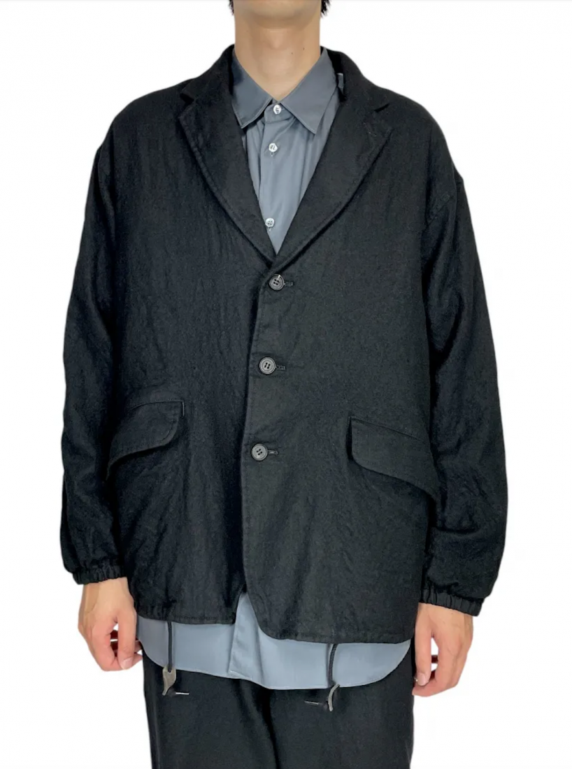 千歳ウールの縮絨 COMME des GARCONS HOMME(コムデギャルソンオム) ウールサージ